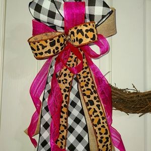 Home Decor Easter Spring Bow for Wreath